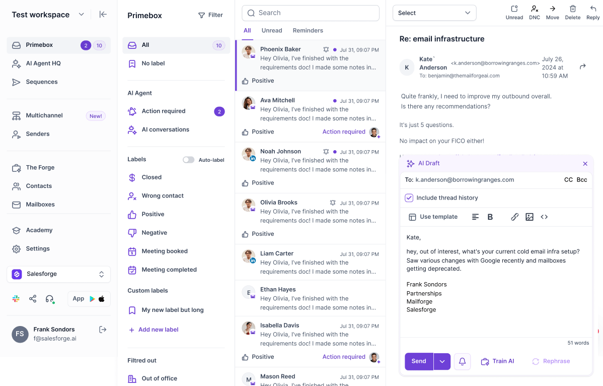 Agent Frank product preview